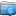 Aqua Stripped Folder iChats Icon 16x16 png